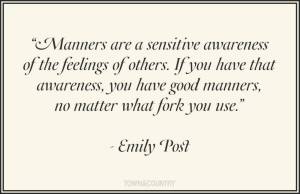 OK, the issue of cancer competitions cannot be reduced to or solved by good manners. But it might be a start?